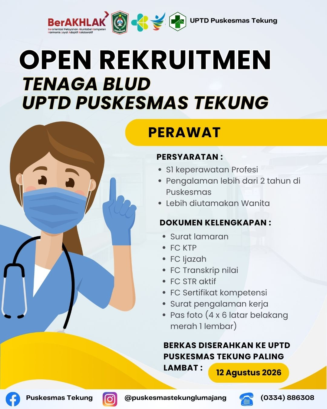 OPEN REKRUITMENT TENAGA BLUD